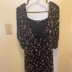 Peasant sleeve dress